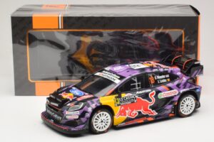 Ford Puma Rally1 #13 G. Munster / L. Louka Rally Monte Carlo 2025 IXO 1:18 18RMC231B Metaal — afbeelding 6 van 6