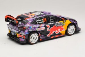 Ford Puma Rally1 #55 J. McErlean / E. Treacy Rally Monte Carlo 2025 IXO 1:18 18RMC231A Metaal — afbeelding 2 van 6