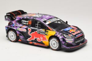 Ford Puma Rally1 #55 J. McErlean / E. Treacy Rally Monte Carlo 2025 IXO 1:18 18RMC231A Metaal — afbeelding 4 van 6