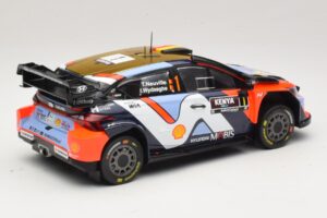 Hyundai i20 N Rally1 #1 T. Neuville / M. Wydaeghe Safari Rally Kenya 2025 IXO 1:18 18RMC247B Metaal — afbeelding 2 van 6