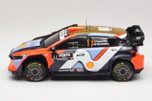 Hyundai i20 N Rally1 #1 T. Neuville / M. Wydaeghe Safari Rally Kenya 2025 IXO 1:18 18RMC247B Metaal — afbeelding 3 van 6