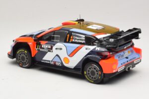 Hyundai i20 N Rally1 #1 T. Neuville / M. Wydaeghe Safari Rally Kenya 2025 IXO 1:18 18RMC247B Metaal — afbeelding 5 van 6