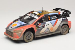 Hyundai i20 N Rally1 #8 O. Tanak / M. Jarveoja Safari Rally Kenya 2025 IXO 1:18 18RMC247A Metaal