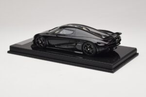 Koenigsegg Regera Zwart Carbon Pakket Beige Interieur FrontiArt 1:18 REMC042 Hars — afbeelding 5 van 7
