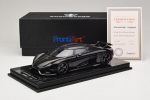 Koenigsegg Regera Zwart Carbon Pakket FrontiArt 1:18 F079-179 Hars — afbeelding 7 van 7