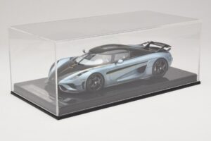 Koenigsegg Regera Blauw Carbon Pakket FrontiArt 1:18 F079-173 Hars — afbeelding 6 van 7