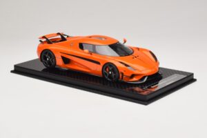 Koenigsegg Regera Oranje Carbon Pakket FrontiArt 1:18 F071-153 Hars — afbeelding 4 van 7