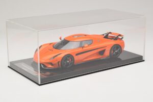 Koenigsegg Regera Oranje Carbon Pakket FrontiArt 1:18 F071-153 Hars — afbeelding 6 van 7