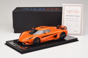Koenigsegg Regera Oranje Carbon Pakket FrontiArt 1:18 F071-153 Hars — afbeelding 7 van 7