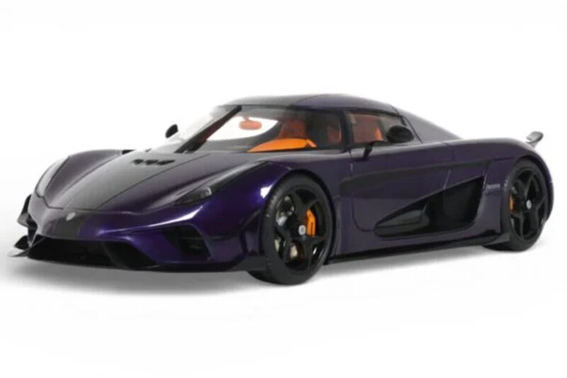 Koenigsegg Regera Paars GT Spirit 1:18 GT973 Hars