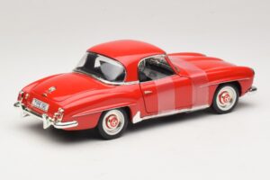 Mercedes 190 SL W121 Coupé Rood ERTL 1:18 7465 Metaal — afbeelding 2 van 6