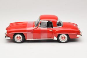 Mercedes 190 SL W121 Coupé Rood ERTL 1:18 7465 Metaal — afbeelding 3 van 6