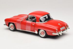 Mercedes 190 SL W121 Coupé Rood ERTL 1:18 7465 Metaal — afbeelding 5 van 6