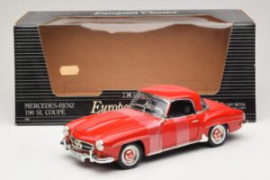Mercedes 190 SL W121 Coupé Rood ERTL 1:18 7465 Metaal — afbeelding 6 van 6