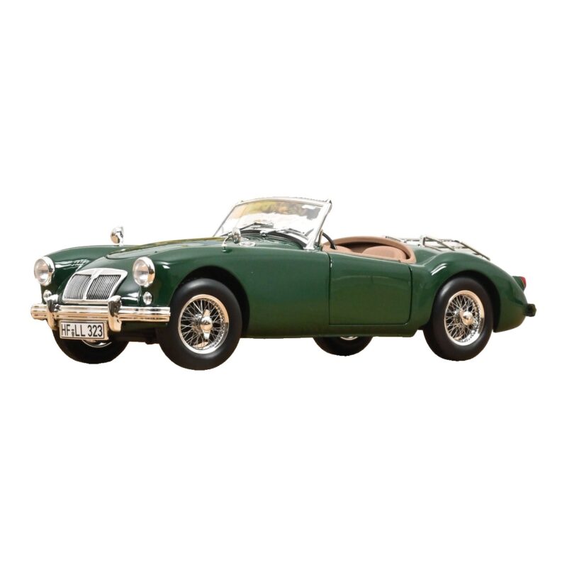 MG MGA British Racing Green Norev 1:18 182610 Metaal