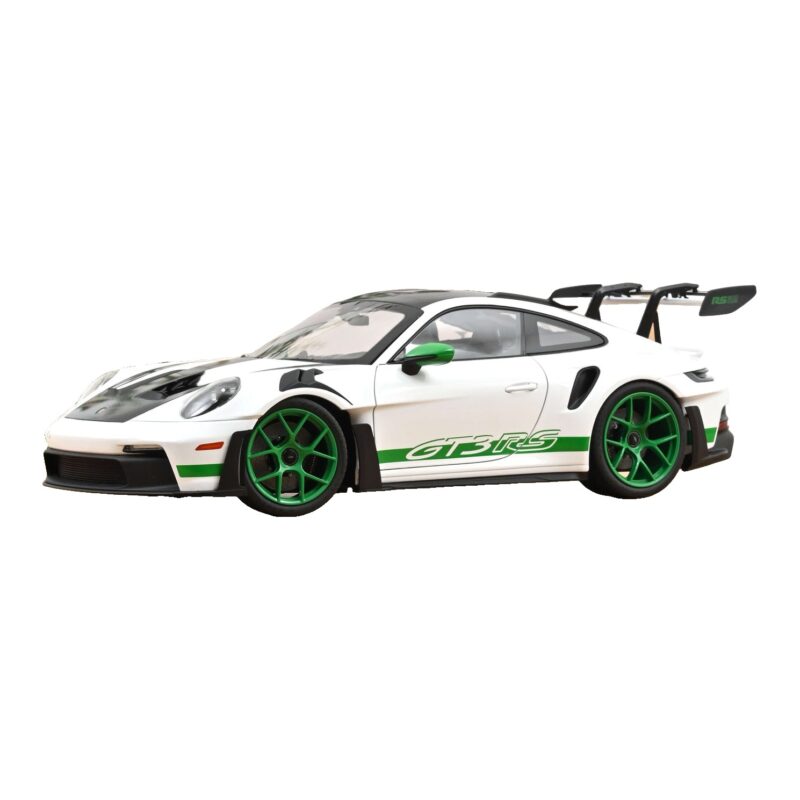 Porsche 911 992 GT3 RS Tribute to Carrera RS Wit Python Green Norev 1:12 127535 Metaal