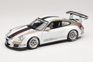 Porsche 911 997 GT3 Cup Wit Met Strepen 2008 Minichamps 1:18 WAP0210130C Metaal
