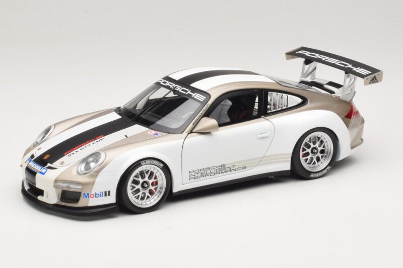 Porsche 911 997 GT3 Cup Wit Met Strepen 2008 Minichamps 1:18 WAP0210130C Metaal