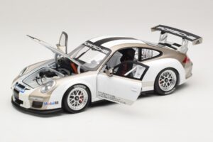 Porsche 911 997 GT3 Cup Wit Met Strepen 2008 Minichamps 1:18 WAP0210130C Metaal — afbeelding 2 van 8
