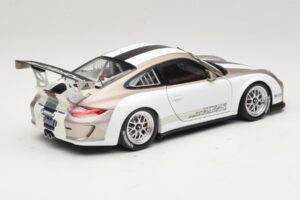 Porsche 911 997 GT3 Cup Wit Met Strepen 2008 Minichamps 1:18 WAP0210130C Metaal — afbeelding 3 van 8