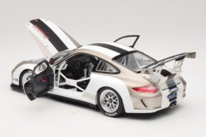 Porsche 911 997 GT3 Cup Wit Met Strepen 2008 Minichamps 1:18 WAP0210130C Metaal — afbeelding 5 van 8