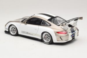 Porsche 911 997 GT3 Cup Wit Met Strepen 2008 Minichamps 1:18 WAP0210130C Metaal — afbeelding 7 van 8