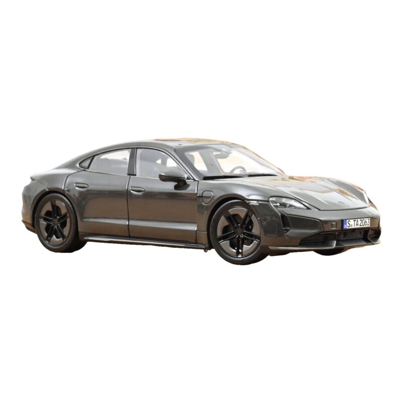 Porsche Taycan Turbo S Slate Grey Neo Norev 1:18 187654 Metaal