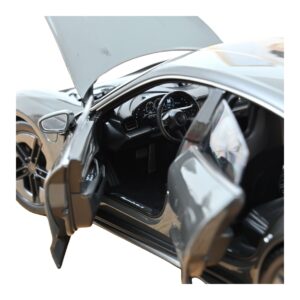 Porsche Taycan Turbo S Slate Grey Neo Norev 1:18 187654 Metaal — afbeelding 4 van 5