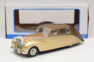 Rolls-Royce Silver Wraith Empress by Hooper Bruin & Goud MCG 1:18 MCG18000 Metaal — afbeelding 6 van 6