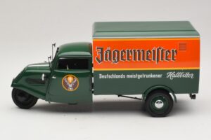 Tempo Hanseat Bestelwagen Jägermeister Minichamps 1:18 150099044 Metaal — afbeelding 4 van 8