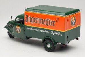 Tempo Hanseat Bestelwagen Jägermeister Minichamps 1:18 150099044 Metaal — afbeelding 7 van 8