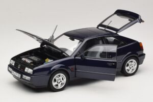 Volkswagen Corrado VR6 Aqua Blue Metallic Gelimiteerde Editie Norev 1:18 188660 Metaal — afbeelding 2 van 8