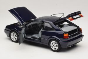 Volkswagen Corrado VR6 Aqua Blue Metallic Gelimiteerde Editie Norev 1:18 188660 Metaal — afbeelding 5 van 8