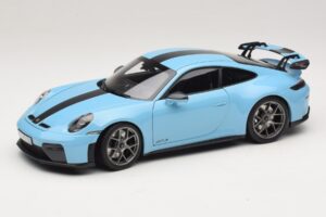 Porsche 911 992.2 GT3 Weissach Package Gulf Blue Norev 1:18 187000 Metaal