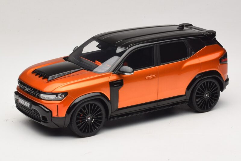 Dacia Duster Mk3 Redust Sport 4x2 Hybrid Metallic Orange Otto 1:18 OT1316 Hars