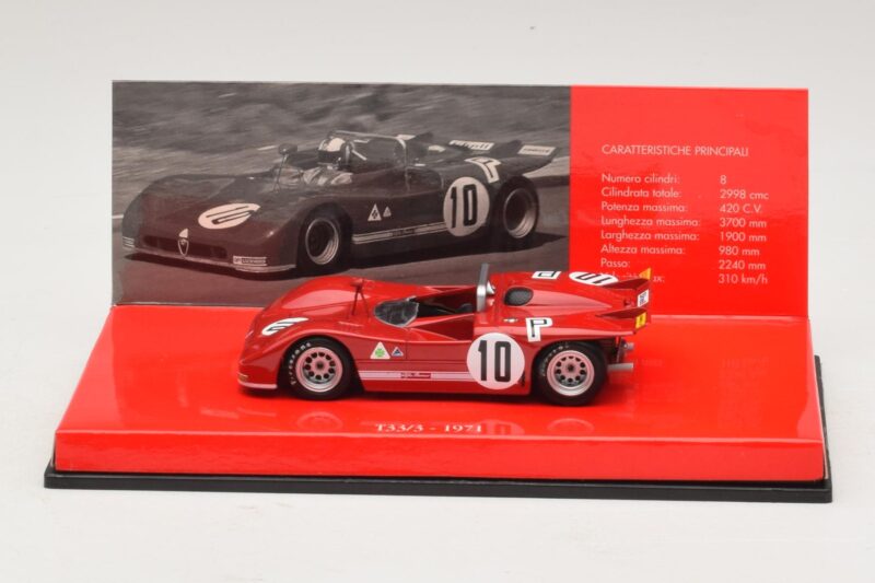 Alfa Romeo T33/3 #10 R. Stommelen / N. Galli ADAC 1000km Nurburgring 1971 Minichamps 1:43 436711210 Metaal