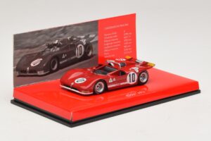 Alfa Romeo T33/3 #10 R. Stommelen / N. Galli ADAC 1000km Nurburgring 1971 Zonder Buitendoos Minichamps 1:43 436711210-R1 Meta — afbeelding 2 van 4