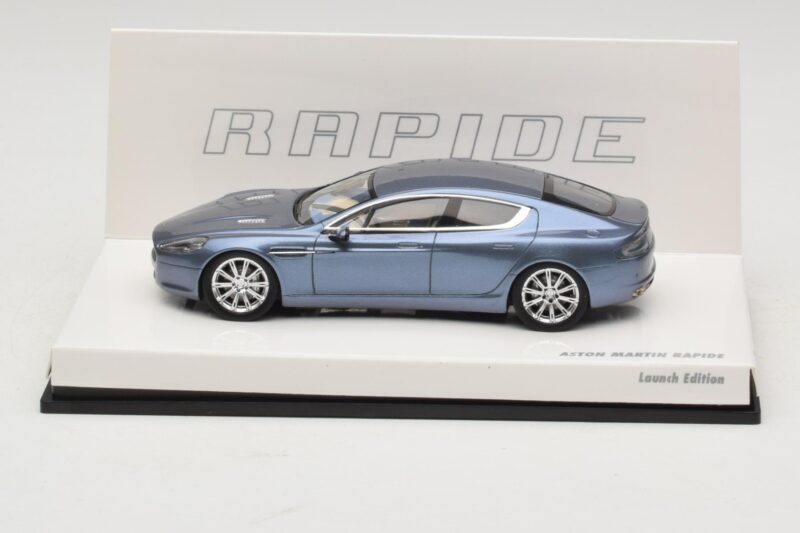 Aston Martin Rapide Blauw Metallic Minichamps 1:43 437137903 Metaal