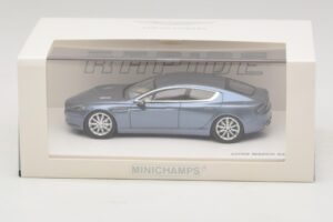Aston Martin Rapide Blauw Metallic Minichamps 1:43 437137903 Metaal — afbeelding 5 van 5