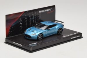 Aston Martin V12 Zagato Alba Blue Minichamps 1:43 437137222 Metaal — afbeelding 2 van 5