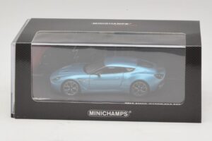 Aston Martin V12 Zagato Alba Blue Minichamps 1:43 437137222 Metaal — afbeelding 5 van 5