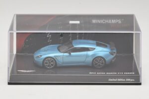 Aston Martin V12 Zagato Alba Blue Minichamps 1:43 437137222 Metaal — afbeelding 4 van 5