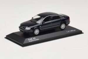Audi A6 C5 Blauw Metallic Minichamps 1:43 430010201 Metaal — afbeelding 2 van 4