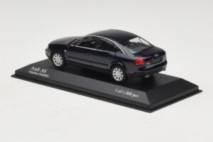 Audi A6 C5 Blauw Metallic Minichamps 1:43 430010201 Metaal — afbeelding 3 van 4