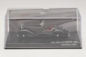 Audi Front 225 Roadster Zwart Minichamps 1:43 437019131 Metaal — afbeelding 4 van 5
