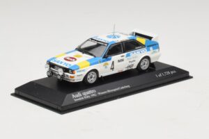 Audi Quattro #4 S. Blomqvist / B. Cederberg Rally Sweden Winner 1982 Minichamps 1:43 430821904 Metaal — afbeelding 2 van 4