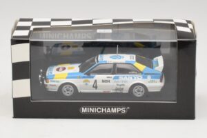 Audi Quattro #4 S. Blomqvist / B. Cederberg Rally Sweden Winner 1982 Minichamps 1:43 430821904 Metaal — afbeelding 4 van 4