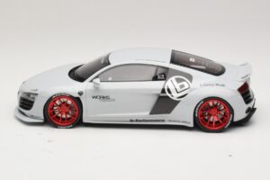 Audi R8 42 Liberty Walk Wit GT Spirit 1:18 GT325 Hars — afbeelding 3 van 6