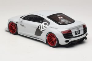Audi R8 42 Liberty Walk Wit GT Spirit 1:18 GT325 Hars — afbeelding 5 van 6