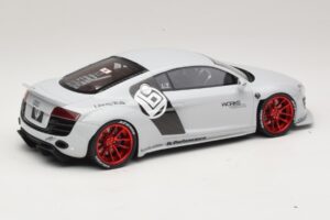 Audi R8 42 Liberty Walk Wit GT Spirit 1:18 GT325 Hars — afbeelding 2 van 6
